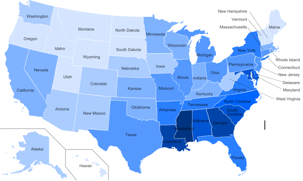 Nước Mỹ (Hoa Kỳ) có bao nhiêu bang