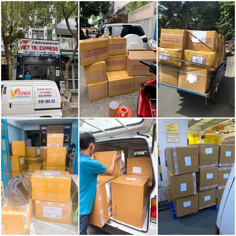 Việt Tín Express hỗ trợ nhận hàng tận nơi theo nhu cầu khách hàng